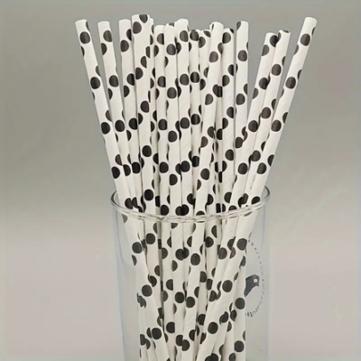 Sticks: cake pops x 40 und. Black dots