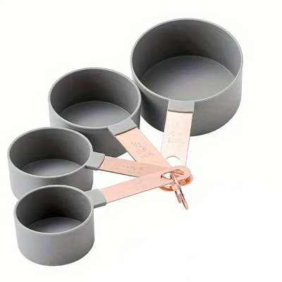 Measuring cup 4set x4. Gold handle