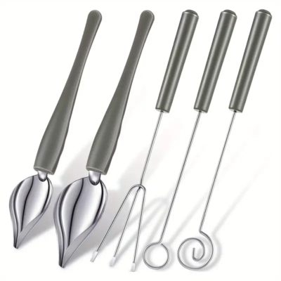 Prong dipping fork tools x set 5pcs. Dip fork and spoon set (5pcs)