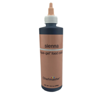 Liqua - gel colors 10.5 oz. Fleshtone Sienna. Chefmaster.