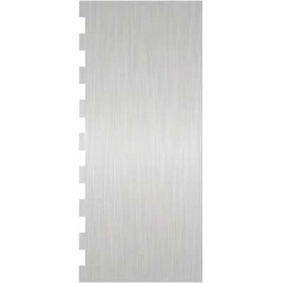 Scraper stainless steel . Style 1 toothed - straight comb