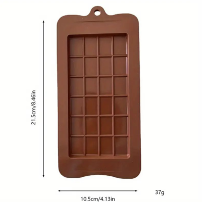 Chocolate mold various shapes: 15 cookies. 1pc.