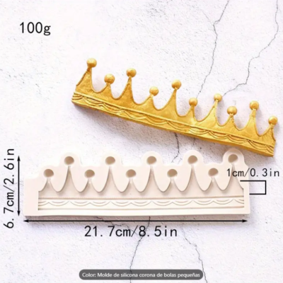 Silicone small ball crown mold