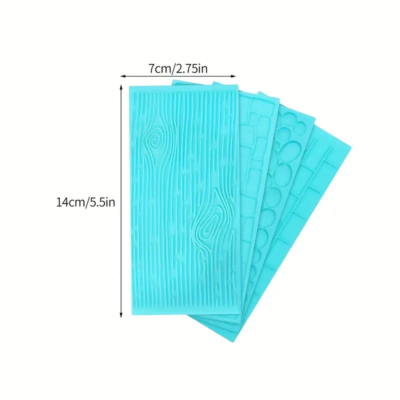 Plastic mold brick wood stone paver. Sky Blue