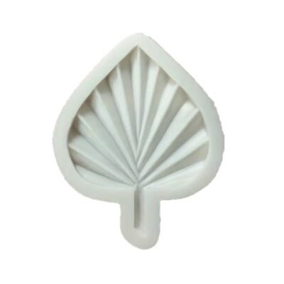 Palm Leaf Silicone Mold. mm-4433 small 3.03" x 3.85" 1pc. Grey