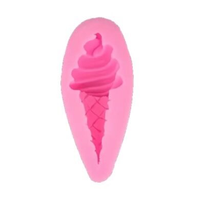 Silicone ice cream cone mold