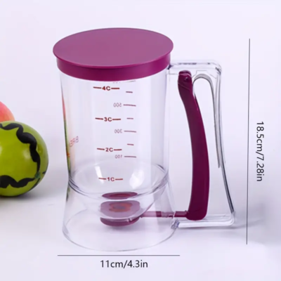 Measuring jar pancake dough separator measurer 1u.