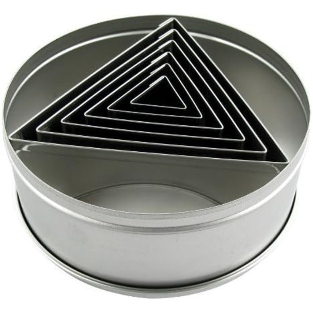 Triangle Cutter Plain Triangle Cutter 6 pc. Set .65