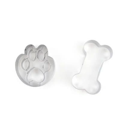 Metal Cutters .DOG PAW AND BONE. 2PCS.