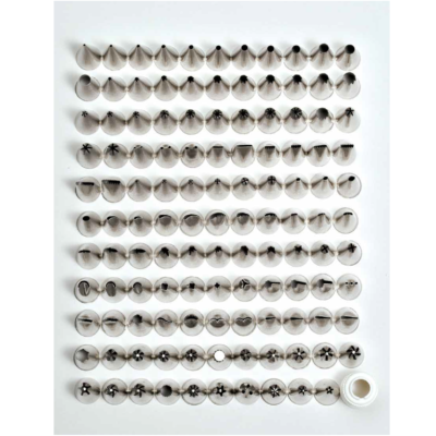 Standard Decorating Tubes. Fit a standard coupler. Stainless steel. Ateco