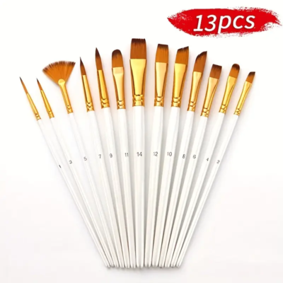 Nylon brushes 13 pcs set