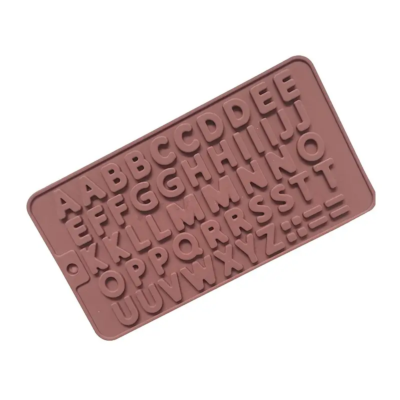 Letter mold. Silicone for chocolate
