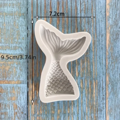 1 pink starfish shape silicone mold
