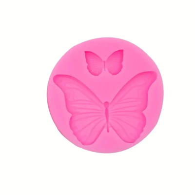 Butterflies 2 cavities. Silicone Mold. 1pc.