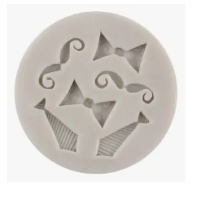 Man mustache fondant mold. Tmb823
