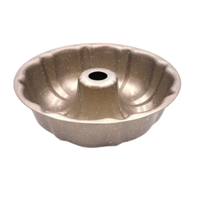 Bundt Design Mold gold pumpkin