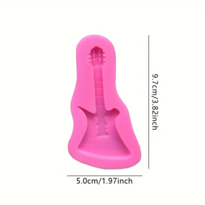 guitar- Bass. Silicone Mold. Mod: ymc-2066. 1 Pc
