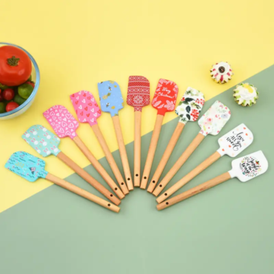 Silicone spatula handle style 4
