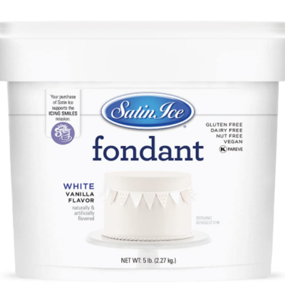 Fondant. Satin ice 5 lb. White