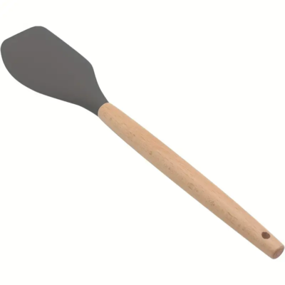 Silicone spatula handle gray color