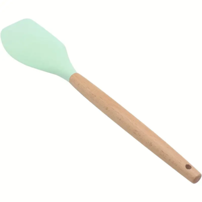 Silicone spatula handle light green