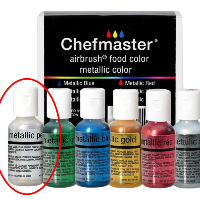 Airbrush colors 2 oz. Metallic pearl