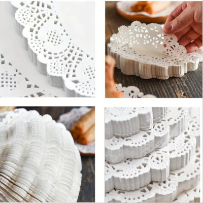 White Decorative Cake Doilies 12.5"