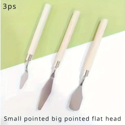 Stainless steel spatulas 3 pieces