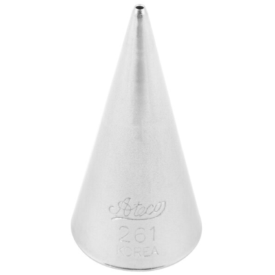 Tubes. Fit a standard coupler. Stainless steel. Ateco