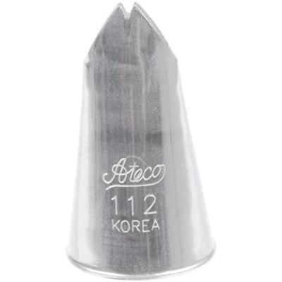 Large Leaf & Rose Tubes. Fit a standard coupler. Stainless steel. Ateco