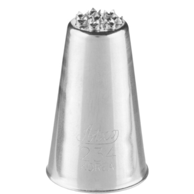 Large Grass Tube. #234 Fit a standard coupler. Stainless steel. Ateco