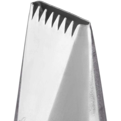 St. Honore - Swirl - Basket & Shell Tubes. Special big tube. Stainless steel. Ateco