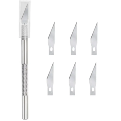 Scalpel handle 1  blades with 6 spare parts