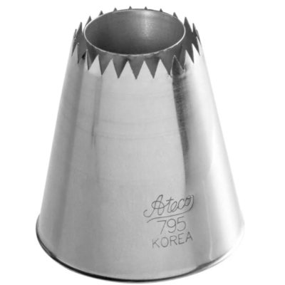 Sultan Flat Cone Tube #795 (1" inner, 1.2" outer). Ateco
