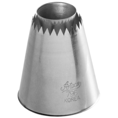 Sultan Protruding Tube #796 (1" inner, 1.2" outer). Ateco