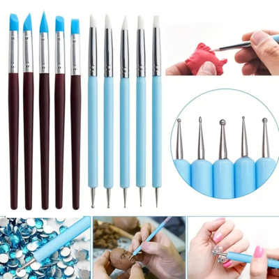 Hand stake 5 pcs silicone pen.