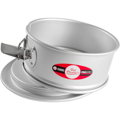 Anodized Aluminum, Round Springform Pan, 8" x 3" Fat Daddios