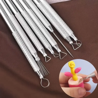 Hand stake 8pcs punching hole carving tool