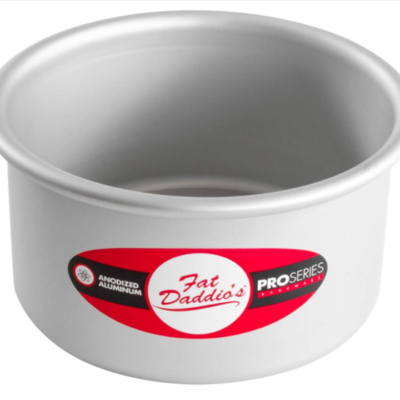 Anodized Aluminum, Round Pan, 6" x 3" Fat Daddios