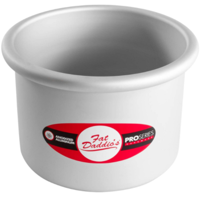 Anodized Aluminum, Round Pan, 6" x 4" Fat Daddios