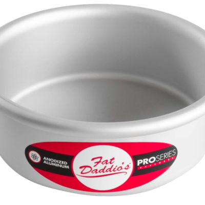 Anodized Aluminum, Round Pan, 7" x 2" Fat Daddios