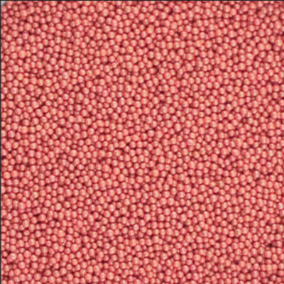 Metallic shimmer rose gold nonpareils sprinkles