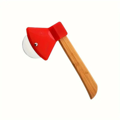 Wheel Cutter Axe-shaped pizza red