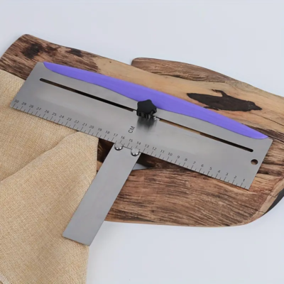 Cake Scraper, Adjustable Height. 12" Stainless steel