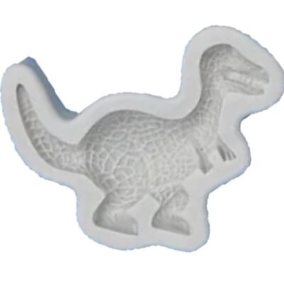 Dinosaurs' silicone mold. Allosaurus. Grey