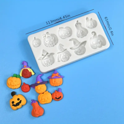 Halloween silicone mold. Pumpkin