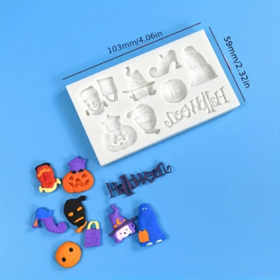 Halloween silicone mold. Halloween sign