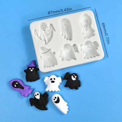 Halloween silicone mold. Ghost