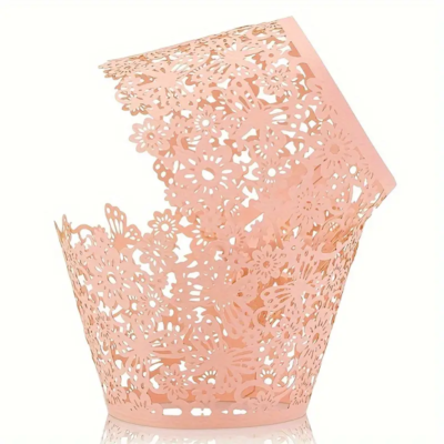 Decorative pyrotines. SPARKLY LACE WRAP. PINK. Pack x 20