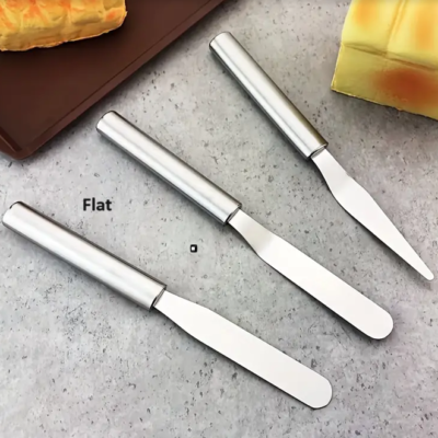 Stainless steel SPATULA: FLAT